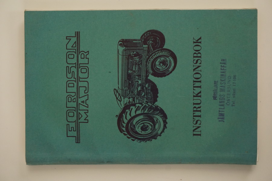 Fordson Major, Instruktionsbok. A160