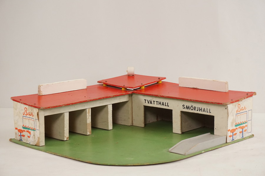 Gulf Vintage modell bränslestation. D58