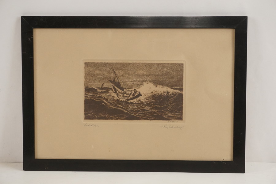  Sten Ekendahl, Tryck 46x32cm. M39