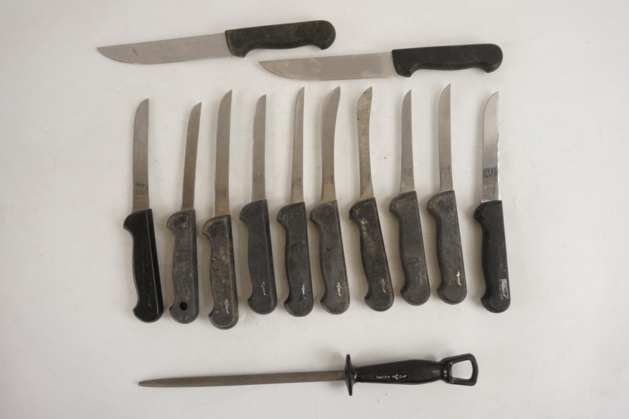 Bryne, slaktknivar Bahco mm. D63