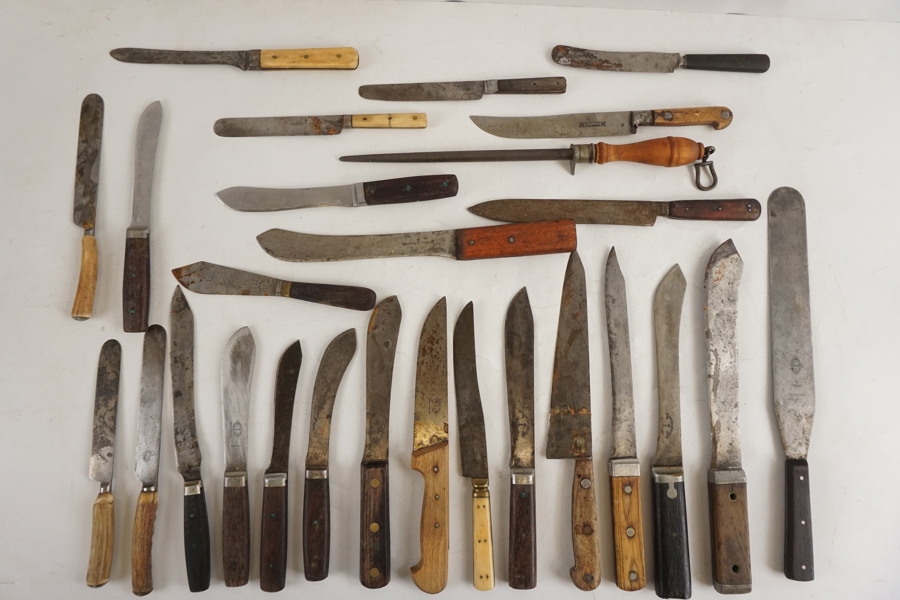 Vintage Slaktknivar Solingen, Eskilstuna mm. D73