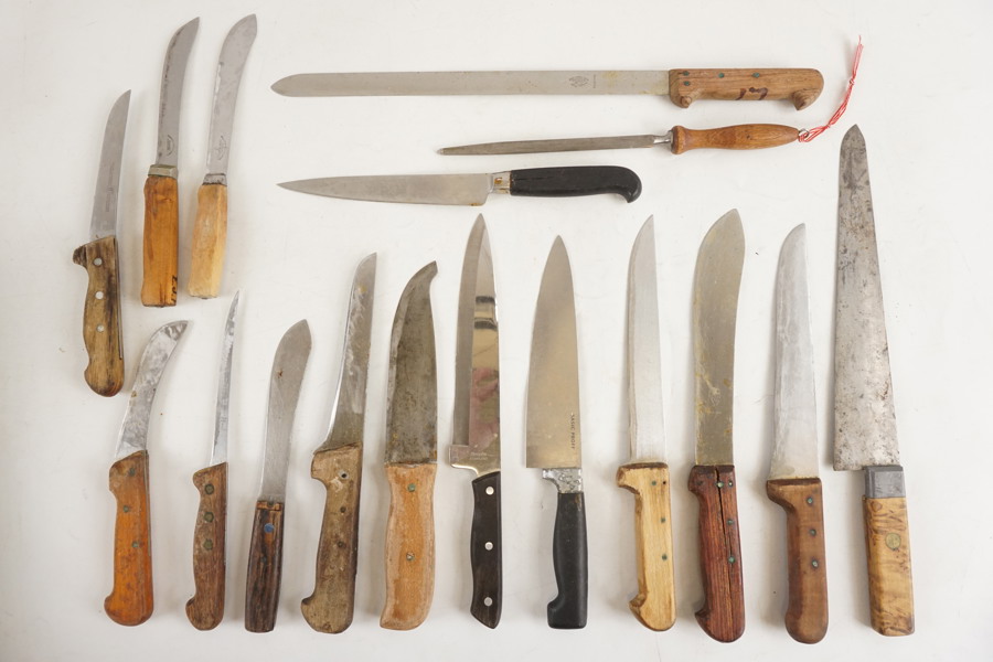 Vintage Köksknivar, Eskilstuna, Mora mm. D74