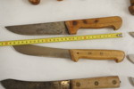 Slaktknivar, Eskilstuna, militär stämpel mm. D75