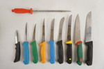 Slaktarknivar, knivslip Frost, Giesser, Mora mm.  D86