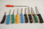 Slaktarknivar, knivslip Frost, Giesser, Mora mm.  D86