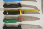 Slaktarknivar, knivslip Frost, Giesser, Mora mm.  D86