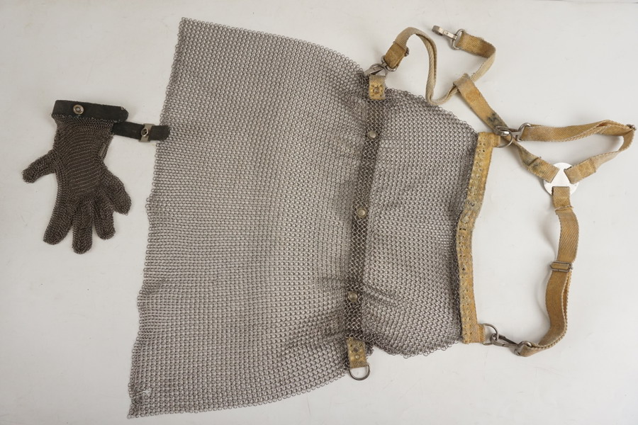 Skyddsförkläde i metall mm. A242