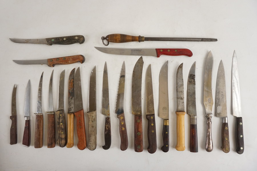 Vintage köksknivar, Wilkinson, Bahco mm. D97