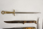 Vintage Köttknivar & köttyxa. D98