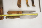 Vintage Köttknivar & köttyxa. D98