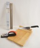 Skärbräda, knivhållare, knivslipare & Bahco-kniv. D100