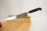 Skärbräda, knivhållare, knivslipare & Bahco-kniv. D100