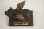 Skulptur gris i gjutjärn. A253 