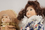 2st Vintage porslinsdockor. A254