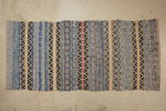 Trasmatta 185x85cm, blå mm. B278