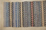 Trasmatta 185x85cm, blå mm. B278