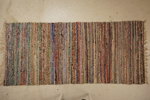Trasmatta 205x93cm, röd, blå mm. B279