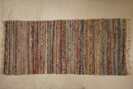 Trasmatta 205x93cm, röd, blå mm. B279