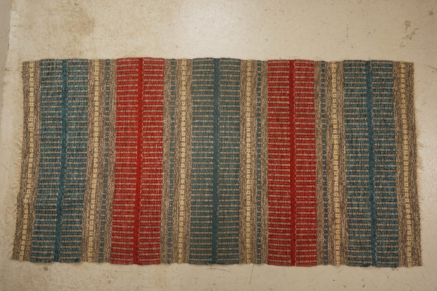 Matta 170x88cm, blå, röd mm. B283