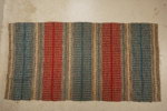Matta 170x88cm, blå, röd mm. B283