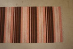 Plastmatta 260x67cm, brun, rosa mm. B287