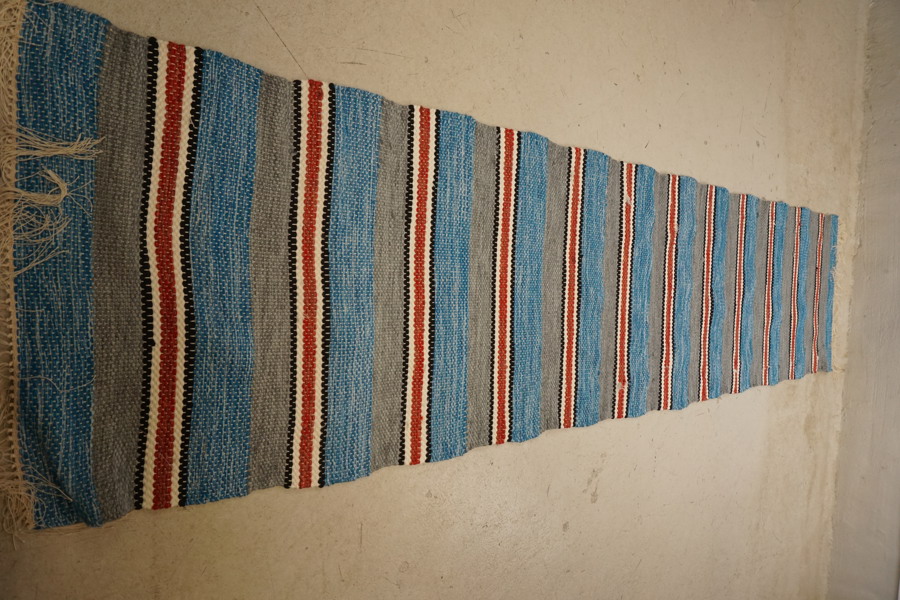 Matta 280x65cm, Blå mm. B290