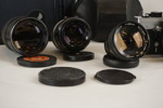 Praktica kamera reflex , blixt 3st objektiv mm. D115
