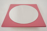 Vintage spegel, rosa. M3/