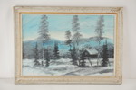 Stig Aspelin tavla, vinter, 68x48cm. M10/