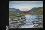 Tavla, flod 54,5x43,5cm. M12/