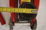 Domkraft, 2 ton, röd. B301