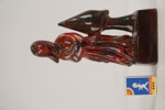 Birger Åberg Kvinna, keramiskt figur, röd. G1