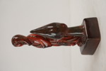 Birger Åberg Kvinna, keramiskt figur, röd. G1