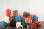 Rullar av ull och textil 12kg. BC40