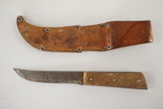 Jaktkniv, handtag i renhorn. C45/