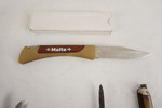Vintage multiknivar, Italiensk Fällkniv Malta mm. A251/