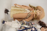 2st Vintage porslinsdockor. A254/