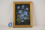 E. Haralambou tavla, blommor 19x25cm. A9/