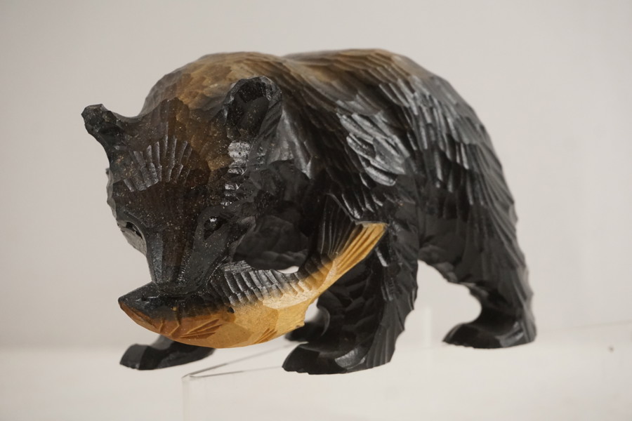 Japansk träfigur björn. A167/