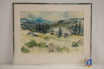 Tavla, berg, 50x40cm. M19/