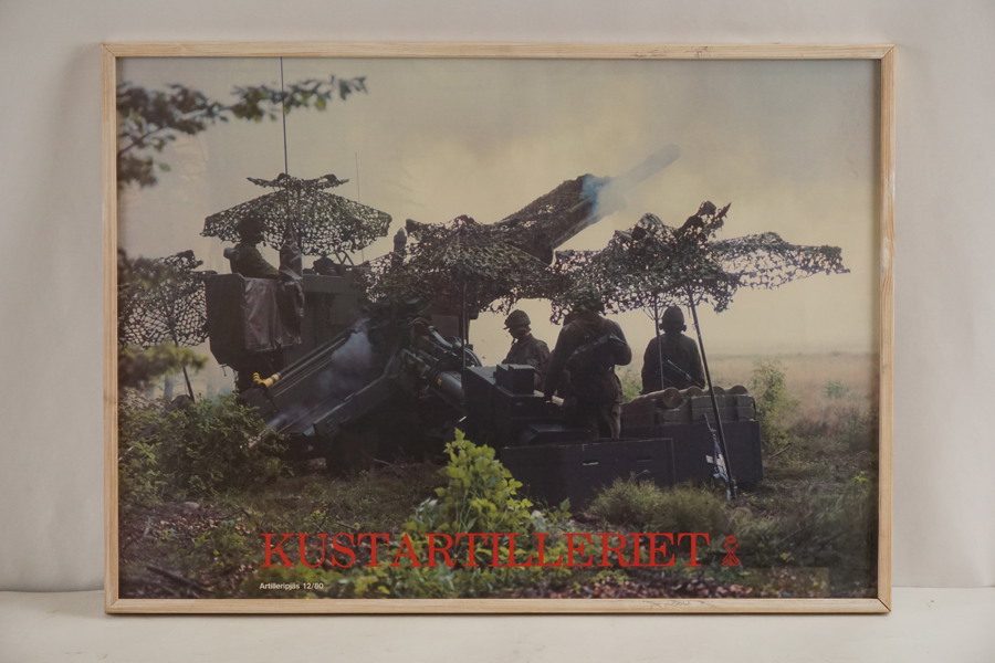 Bild Militär, Kustartilleriet 72x52cm. M23/
