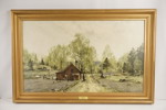 Torpet, Alfred Thörne, tryck 109x72cm. M2/