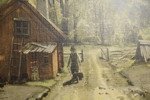 Torpet, Alfred Thörne, tryck 109x72cm. M2/