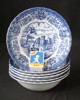 6st English ironstone, dessert/frukostskålar. G23