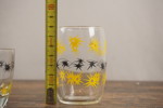 9st Vintage 1960s Atomic Shot snapsglas. G24