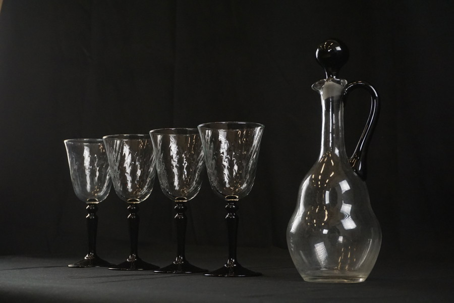 Art Déco, vintage vinglas & karaff. G26
