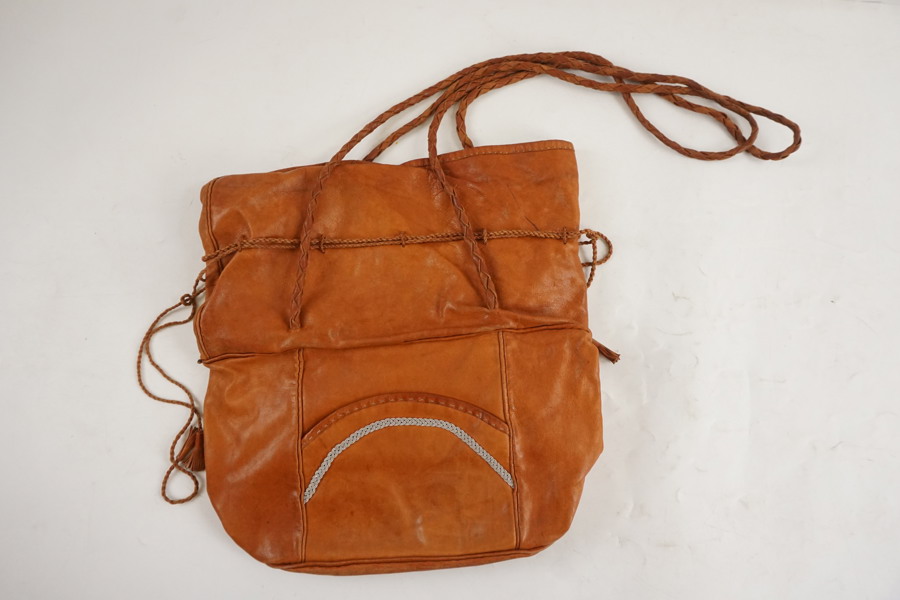 Vintage skinnväska. A18