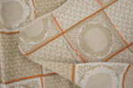 Bordsduk 190x120cm orange, bege mm.. A26