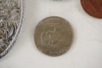 Eisenhower dollar 1972 & Bältesspänne. A51