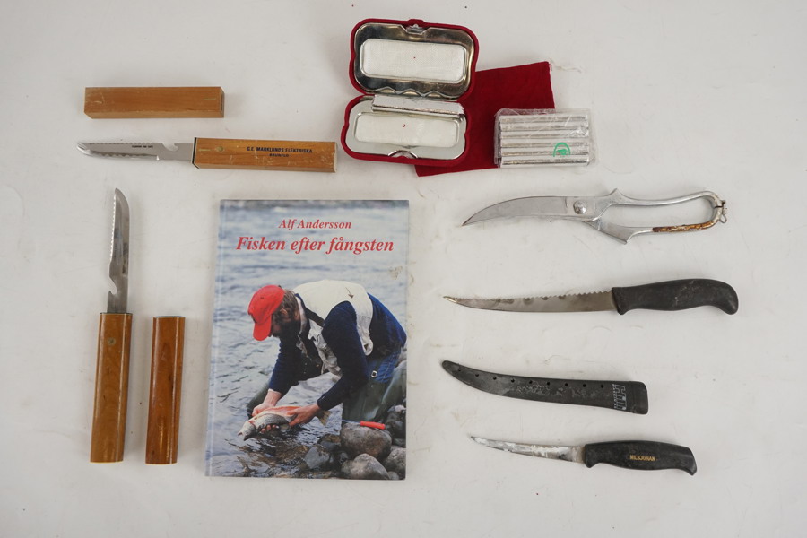 Nilsjohan kniv, Fisken efter fångsten bok mm. A76